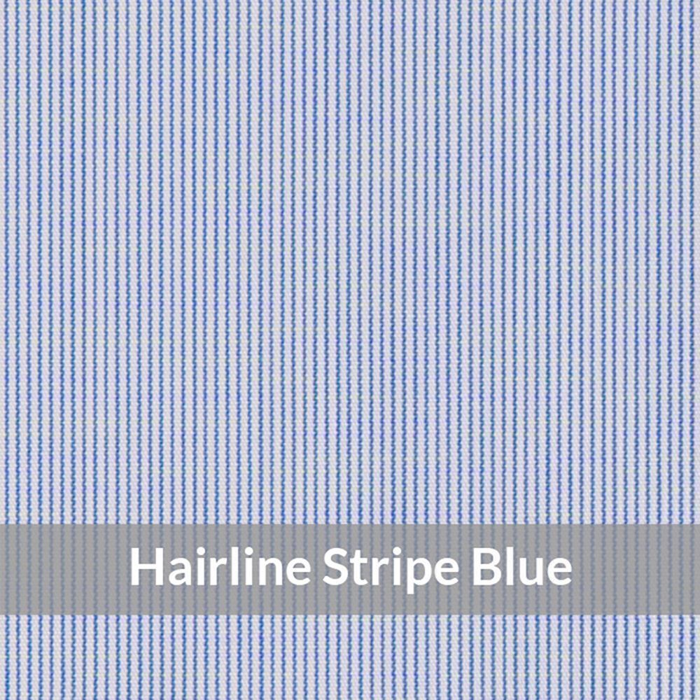 STE6086 – Light Weight , Blue/white Easy Care Hairline Stripe, Soft Touch