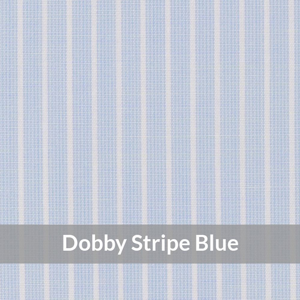 STE6084 – Light Weight , Blue/White Easy Care End on End  Stripe, Soft Touch