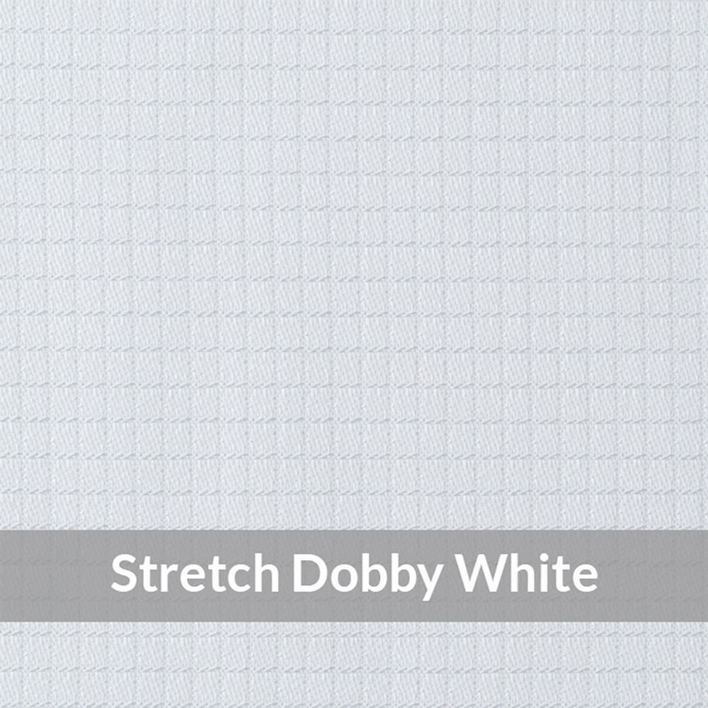 SFEH3079 – Light Weight, White Fine Stretch Check Dobby