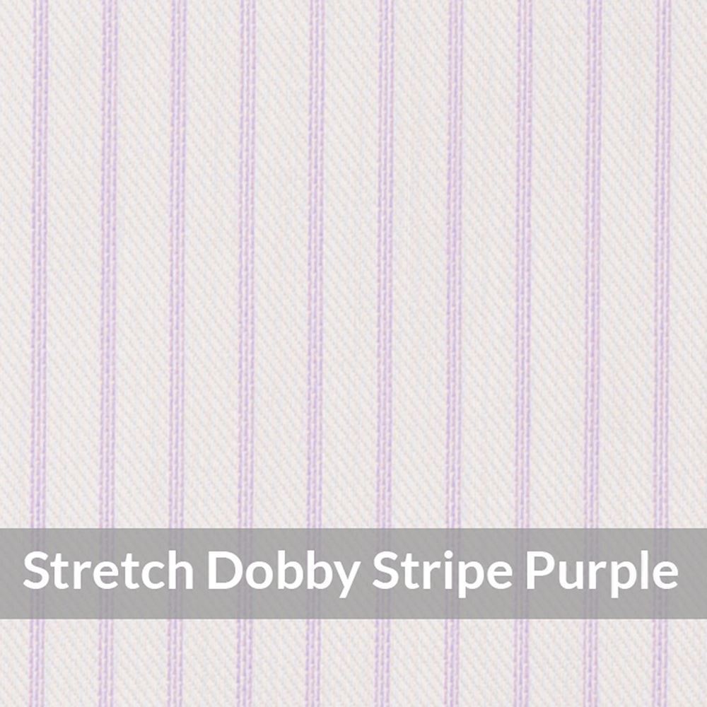 STEH6067 – Light Weight , Purple/White Easy Care Stretch Pencil Stripe, Soft Touch