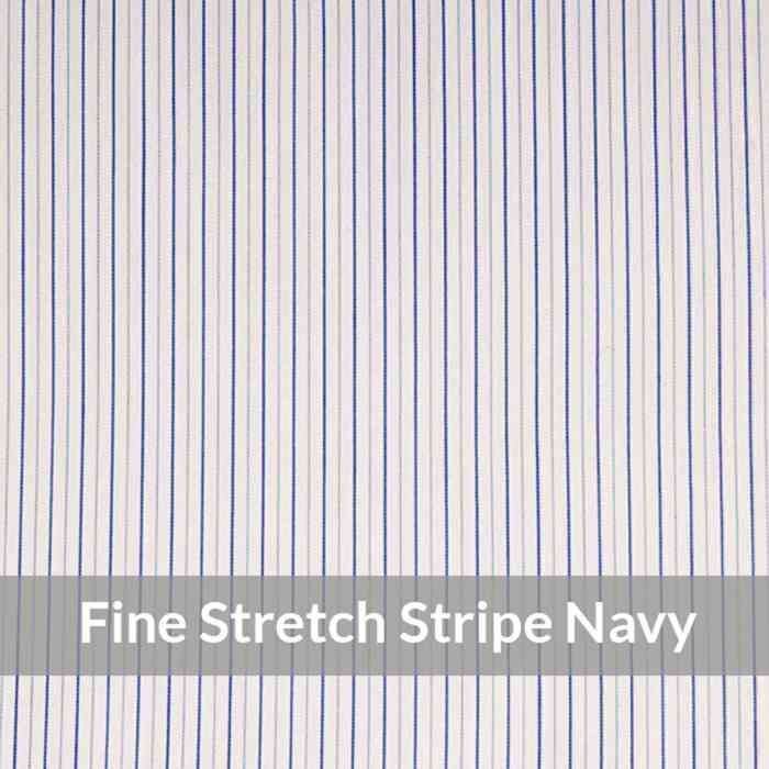 STIH6091 – Light Weight , Navy/Blue Fine Stretch Small Stripe, Lustre Hand Feel [+HK$380.00]