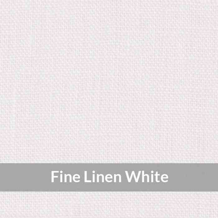 SL5002 – Light Weight, White Fine Linen Fabric
