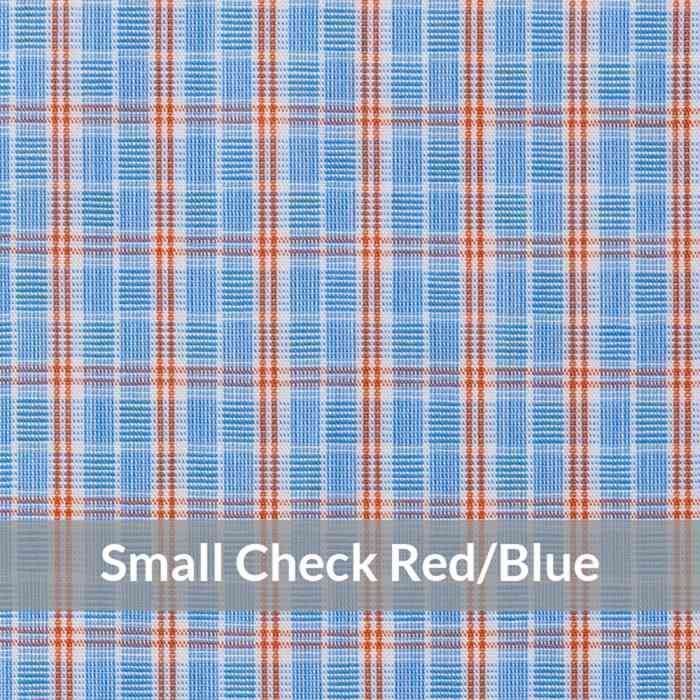 SC7034 – Light Weight, Red/Blue Fine Small Check, Soft Touch