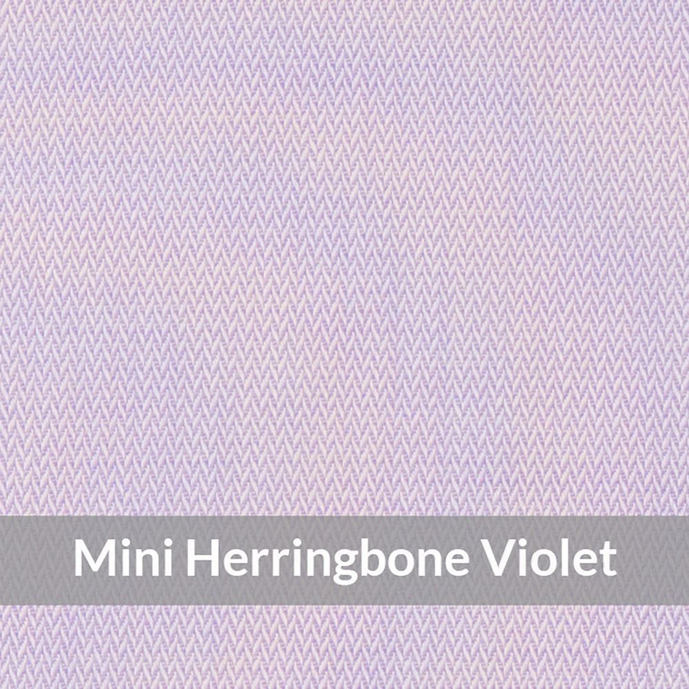 SFE3078 – Light Weight , Violet/White Easy Care Mini Herringbone , Soft Touch
