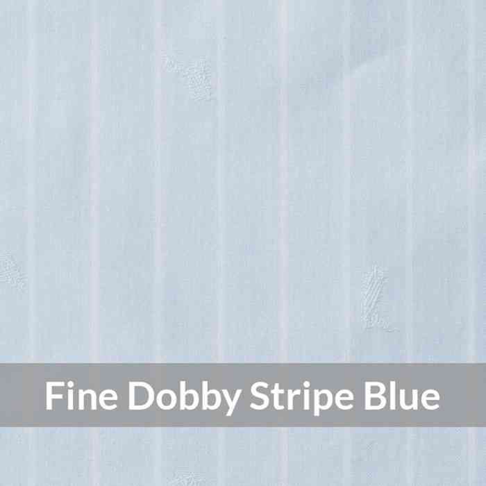 STI6089 – Light Weight, Light Blue/White Fine Dobby Motif Pencil Stripe , Lustre Hand Feel [+HK$380.00]