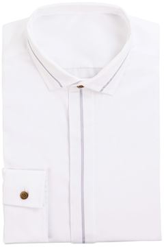Picture of Contrast Linear Collar & Placket Shirt