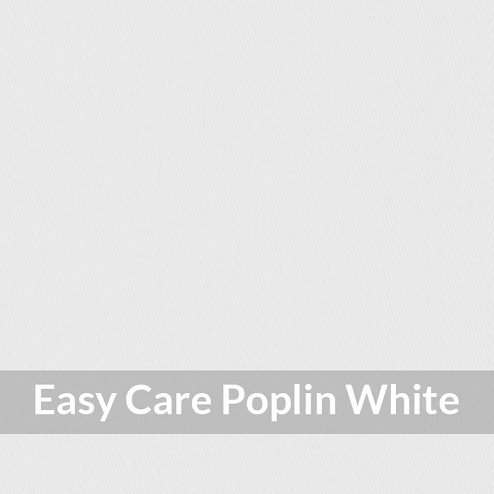 SPE2001 - Medium Weight, White Easy Care Satin , Smooth Finish