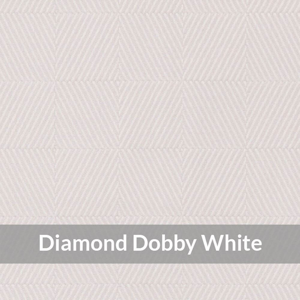 SFE3074 – Medium Weight , White Fine Diamond Check Dobby, Soft Touch