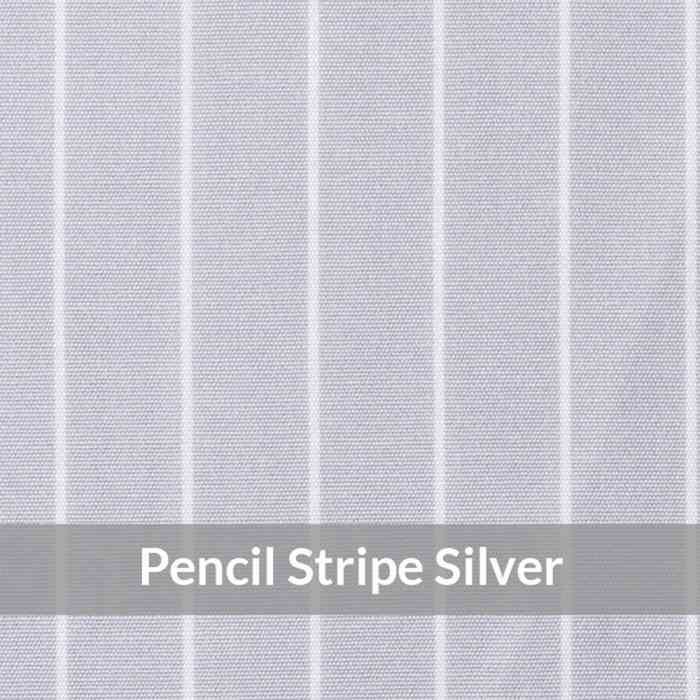 ST6071 – Medium Weight, Grey/White Fine Chalk Pencil Stripe