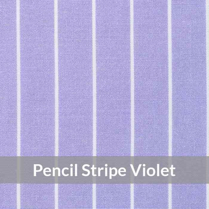 ST6072 – Medium Weight, Violet/White Fine Chalk Pencil Stripe