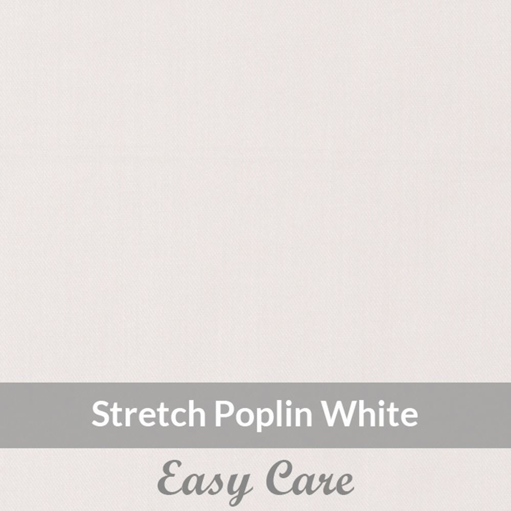 SPEH2017 – Light Weight , White, Easy Care Stretch Poplin, Soft Touch