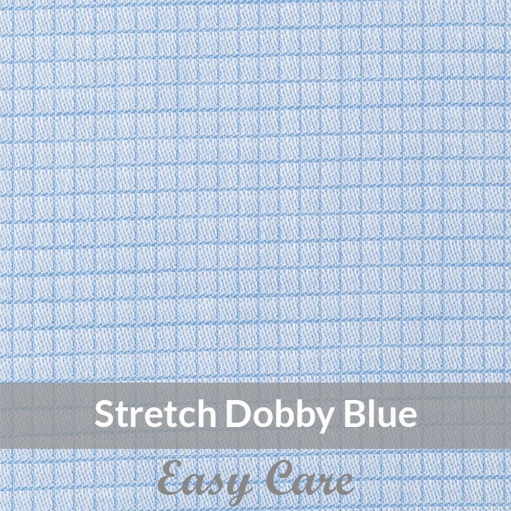 SFEH3080 – Light Weight , Blue/White, Fine Stretch Check Dobby