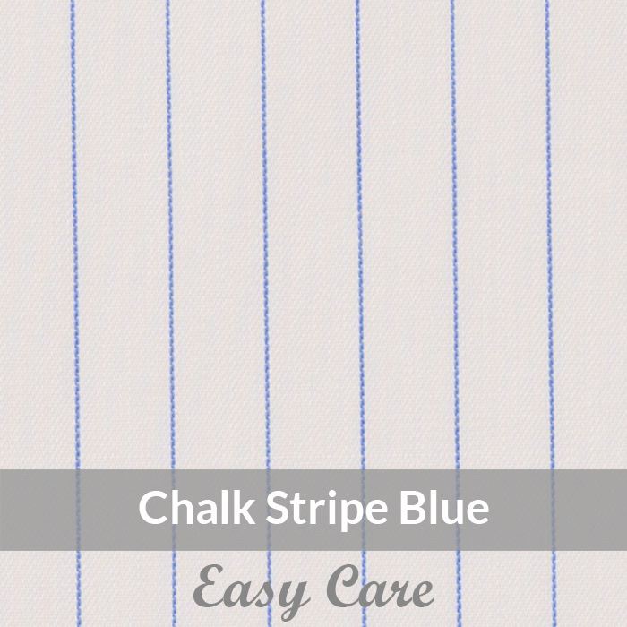 STE6085 – Light Weight, Blue/white Easy Care Pencil Chalk Stripe , Soft Touc